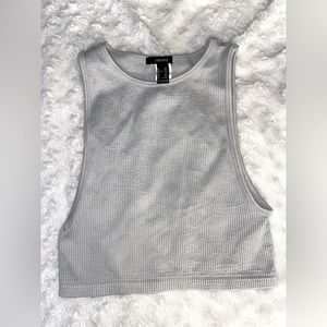 gray forever 21 crop (M/L)